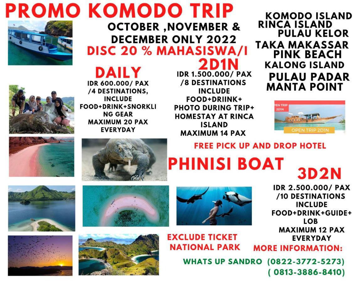 Komodoku One Love Homestay And Tour ラブハン・バジョ エクステリア 写真